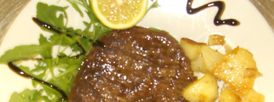 Tagliata di cervo